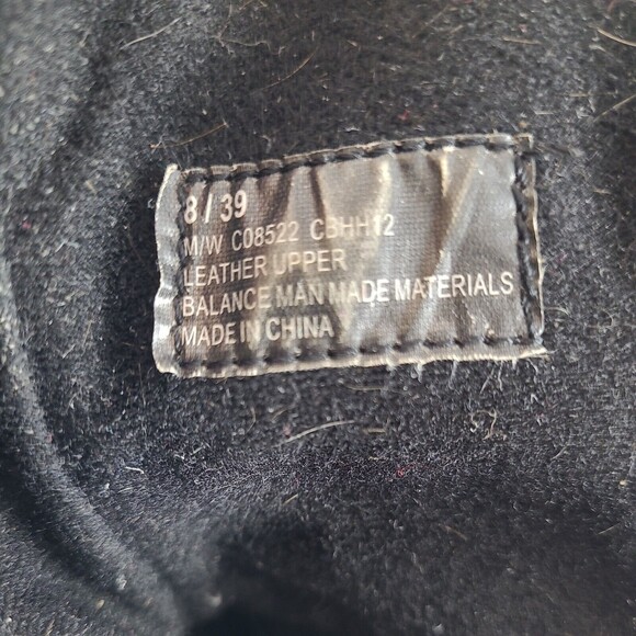 BOC Josephine Boot Lug Sole Buckle Strap Heeled Leather Brown Women's sz 8 Eu39 - Picture 6 of 12